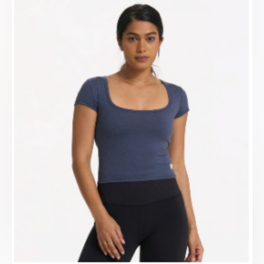 Vuori Halo Performance Crop Tee Size Small